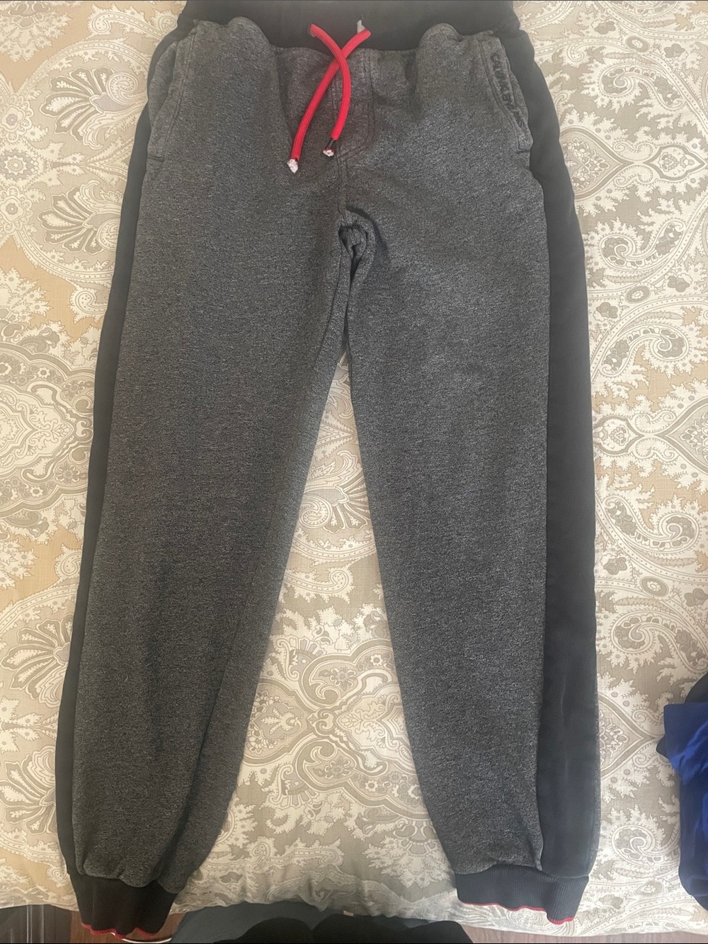 Calvin Klein Black Fleece-Lined Sweatpants